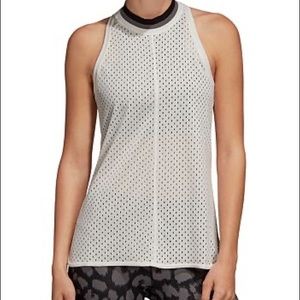 Adidas Stella McCartney High Neck Mesh Train Tank